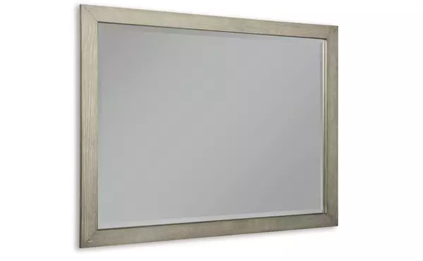 fawnburg gray bedroom mirror by ashley