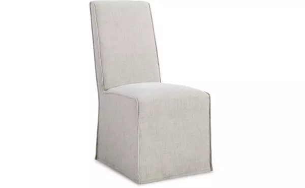 langford light grayish brown dining uph side chair (2/cn) by ashley