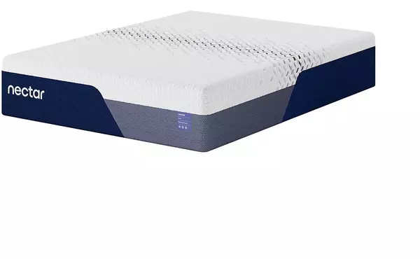 nectar luxe memory foam white full mattress by ashley