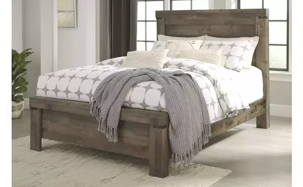 trinell brown king panel footboard by ashley