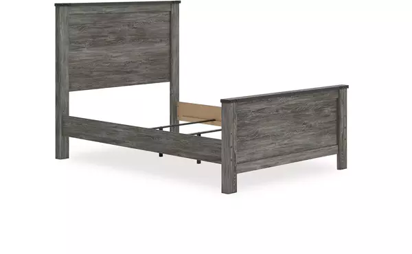 frandern warm gray full panel headboard by ashley