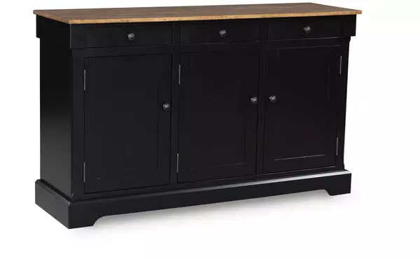 wildenauer brown/black dining room buffet by ashley