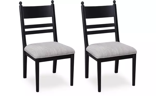 greddinton multi dining uph side chair (2/cn) by ashley