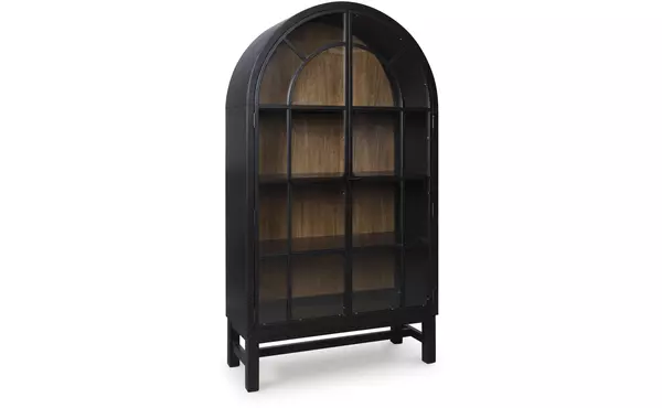 greddinton multi display cabinet by ashley