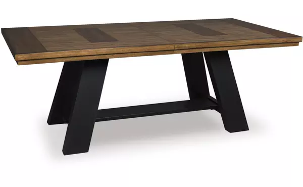 greddinton multi rect drm extension table base by ashley