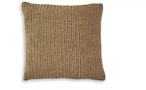 habenvale tan pillow (4/cs) by ashley