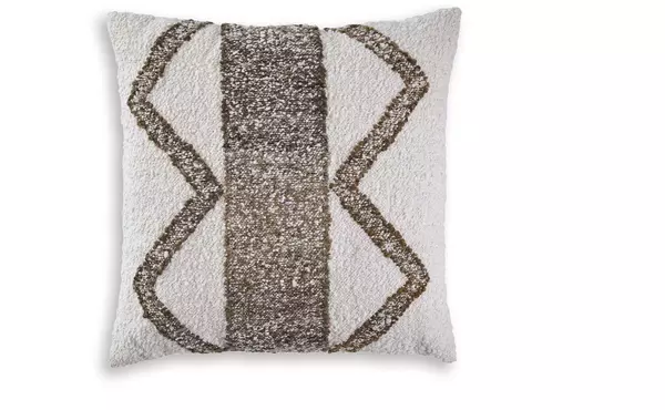 brettwood ivory/brown pillow (4/cs) by ashley