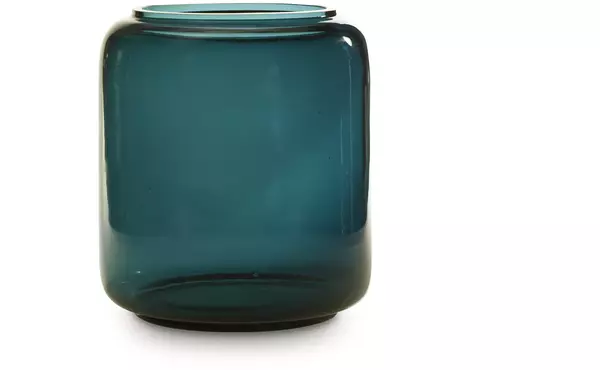 inisland teal vase by ashley