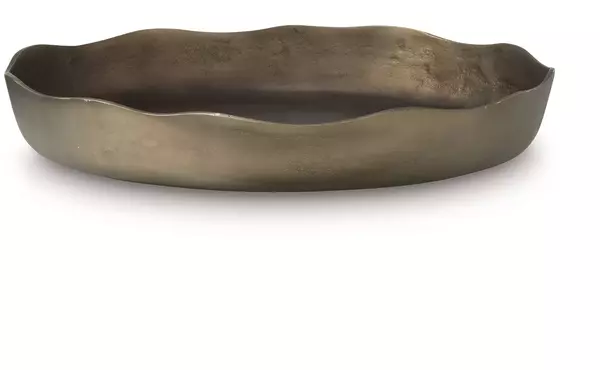 wallmen champagne gold finish tray by ashley