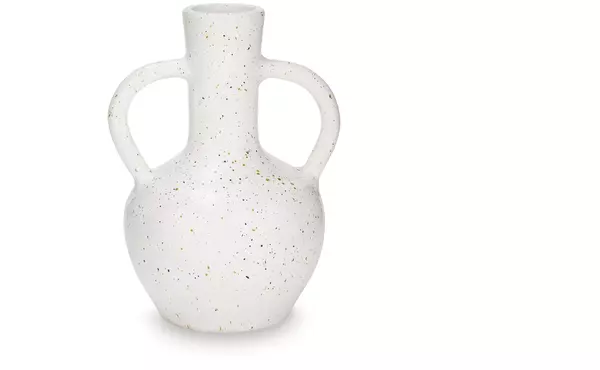 dallinworth white/black vase by ashley