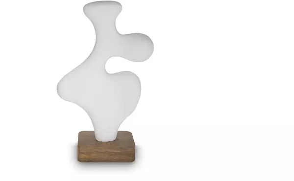 lavarsen white/brown sculpture by ashley