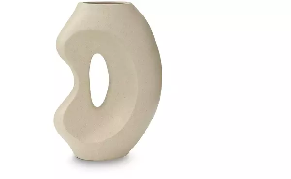 odion beige vase by ashley