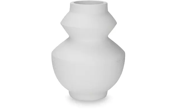 naveen white vase by ashley
