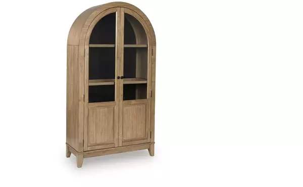 dagandale natural/black accent cabinet by ashley