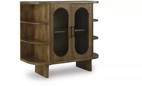 niall light brown accent cabinet by ashley