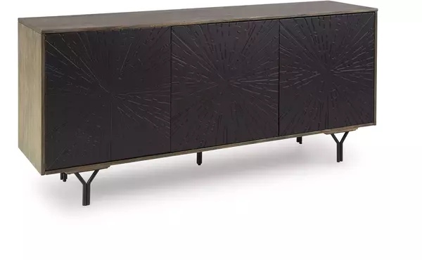 lavinmont multi brown accent cabinet by ashley