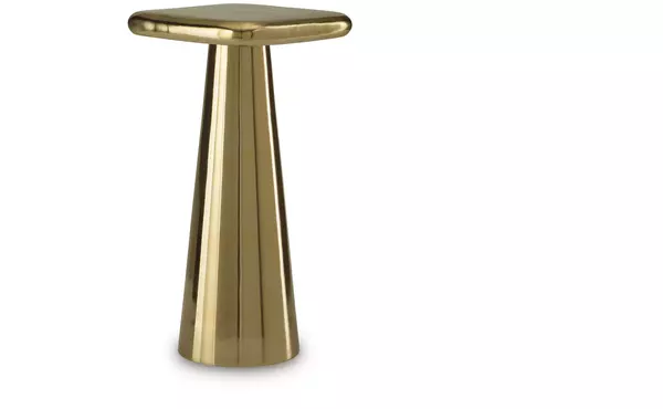 dallenburg gold finish accent table by ashley