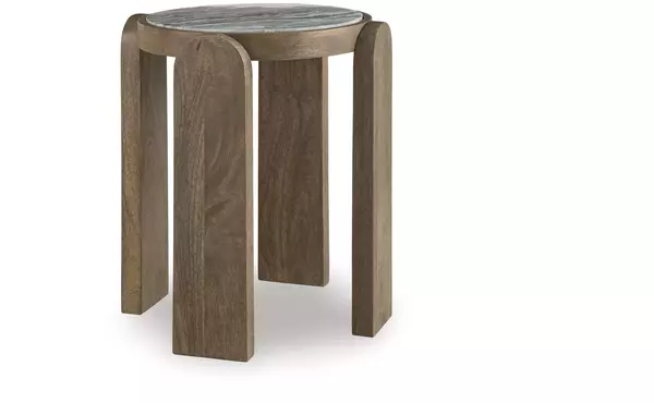 gavrilley gray/white/brown accent table by ashley