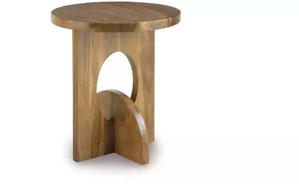 hollbourne brown accent table by ashley