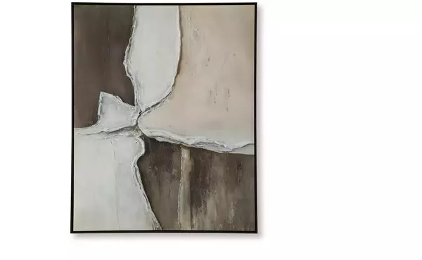 junward brown/tan/white wall art by ashley