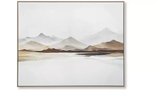 karalen white/gray/brown wall art by ashley