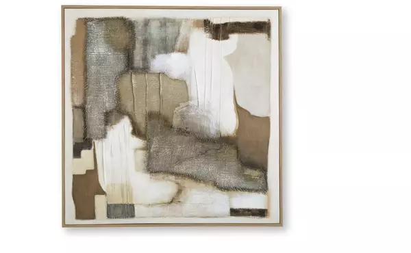 wylander tan/brown/gray wall art by ashley