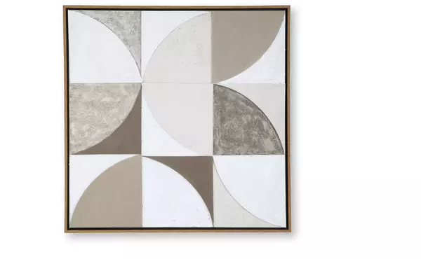harelman brown/white/taupe wall art by ashley