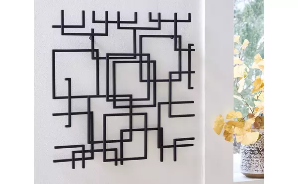 aadanton black wall decor by ashley