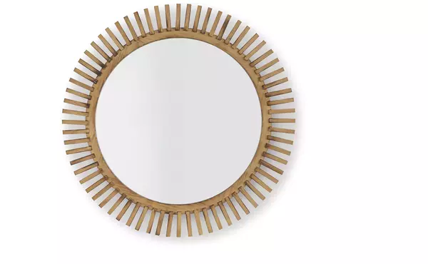 tedwell brown accent mirror by ashley