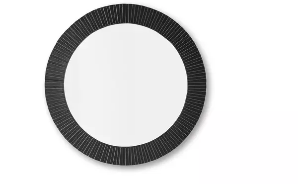 ozias black/antique silver accent mirror by ashley