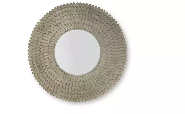 wrightmund champagne finish accent mirror by ashley