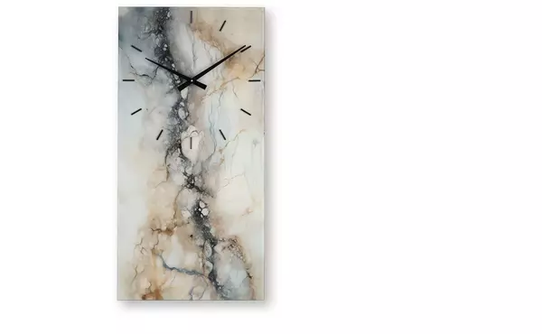 teague cinnamon/gray/white wall clock by ashley