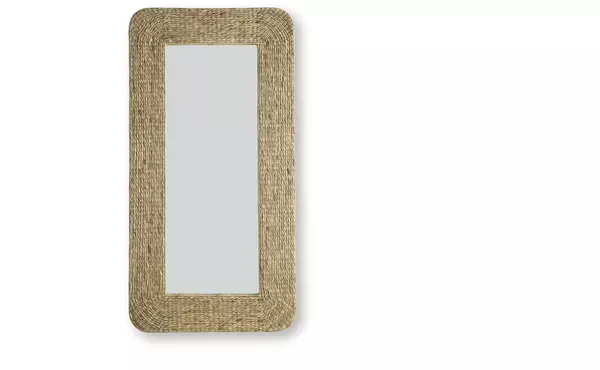 norigan natural floor mirror by ashley