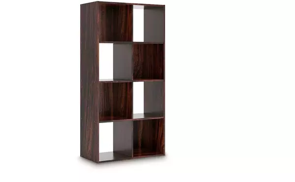 glosmount cherry/light brown eight cube organizer by ashley