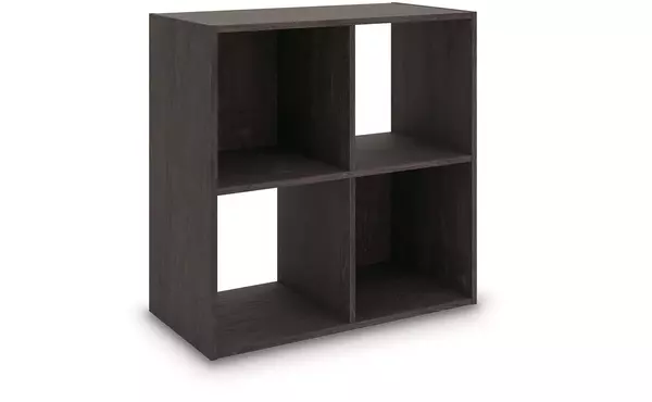 piperton charcoal four cube organizer by ashley