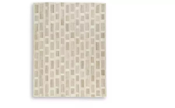 lisgrove tan/brown/white large rug by ashley