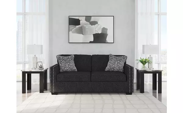 jasmine peaks coal sofa by ashley