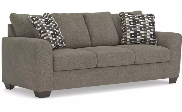 triston-peaks suede sofa by ashley