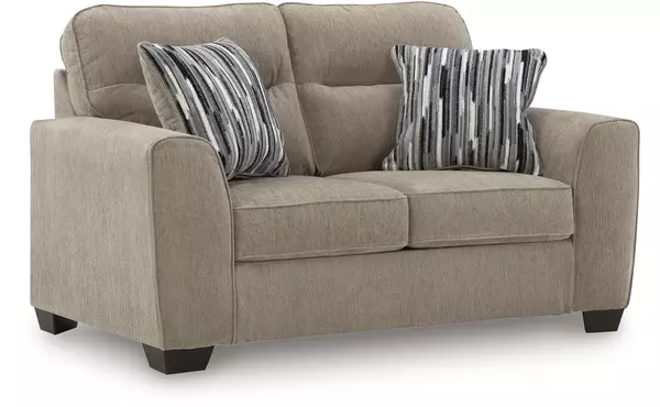 olten mocha loveseat by ashley