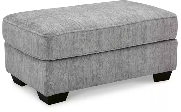 westin lake pewter ottoman by ashley