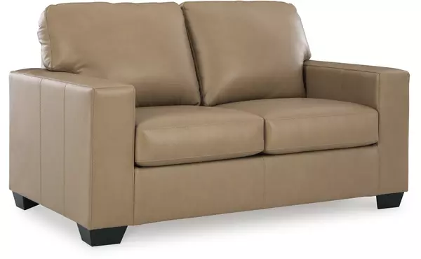 kintaro toffee loveseat by ashley