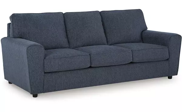 twin harbor cobalt sofa by ashley