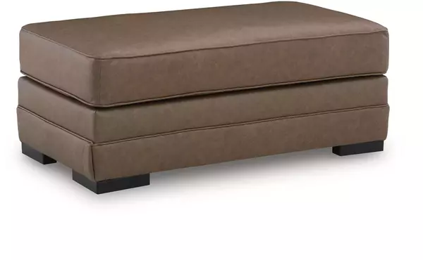 villacourt caramel ottoman by ashley