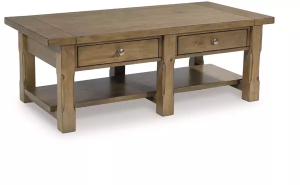 vandenmore medium brown rectangular cocktail table by ashley