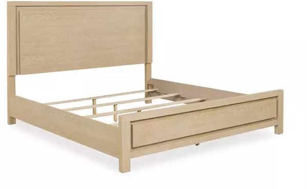 whittgate light brown queen/king panel rails by ashley