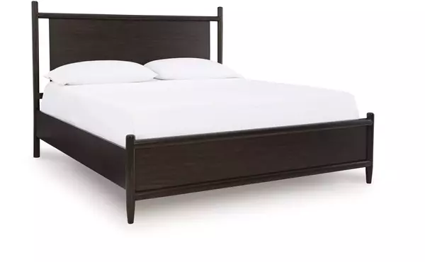 dantenton merlot queen/king panel rails by ashley