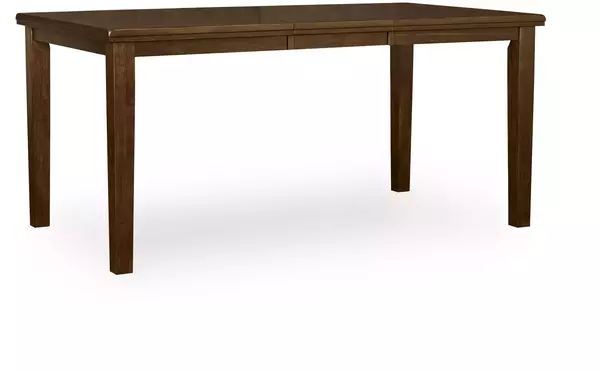 ralene medium brown drm counter butterfly ext tbl by ashley