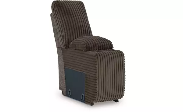 top tier chocolate console with storage by ashley