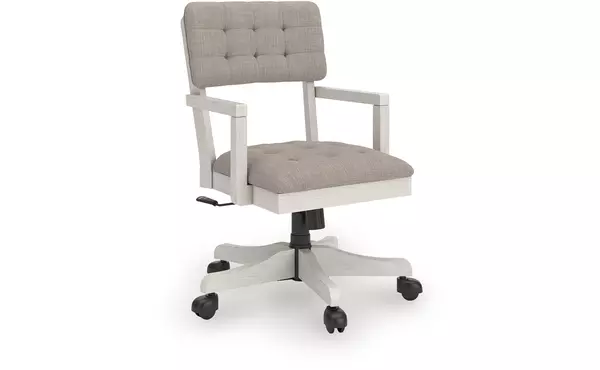 robbinsdale antique white home office desk chair (1/cn) by ashley