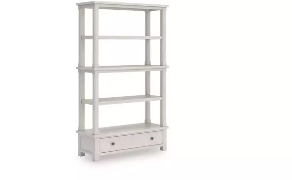 robbinsdale antique white bookcase by ashley